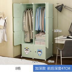 簡易收納柜子家用衣柜現(xiàn)代簡約經濟型組裝塑料臥室布藝衣櫥宿舍掛