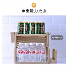 廚房置物架調料架廚具塑料用品用具收納臺面儲物架多層砧板架子