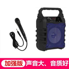 手提話筒音響 迷你低音炮 無(wú)線藍(lán)牙音箱 戶(hù)外便攜廣場(chǎng)舞