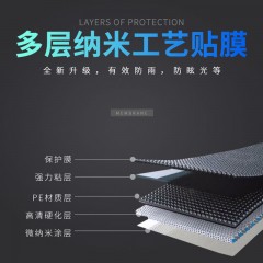 汽車后視鏡防雨膜倒車鏡防霧反光鏡玻璃防水貼膜通用全屏側窗用品